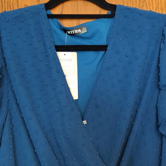 Teal Maxi Dress - Picture 2 of 4